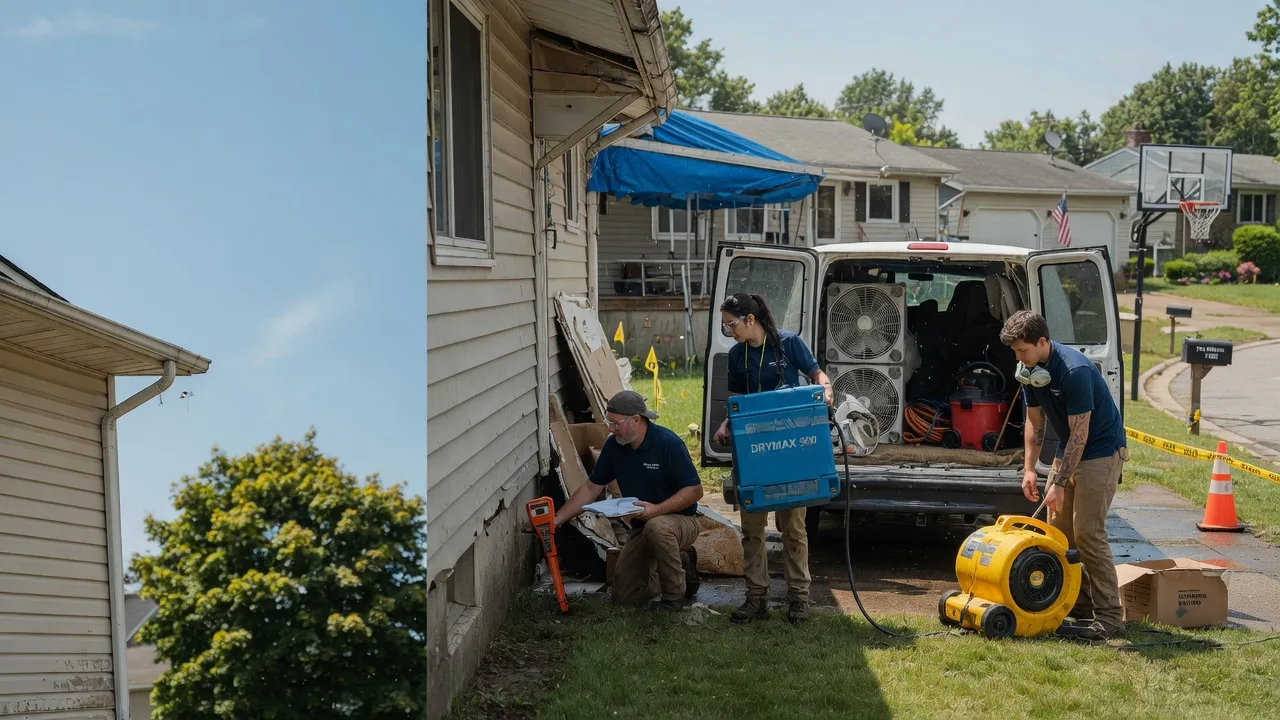 Ceiling Leak Cleanup in Hillsdale, IL near me
